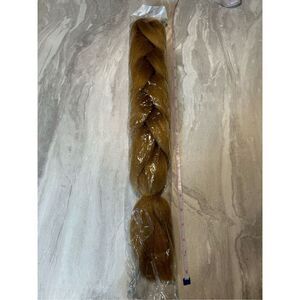 Light Brown Braided Synthetic Hair Extension for Women